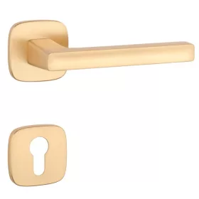 APRILE PEA Rozetă pătrată QR SLIM 7MM KG - Satin Aur PZ