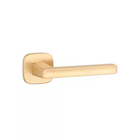   APRILE PEA Square rosette QR SLIM 7MM KG - Satin Gold (ONLY HANDLE ON THE UPPER ROSETTE)