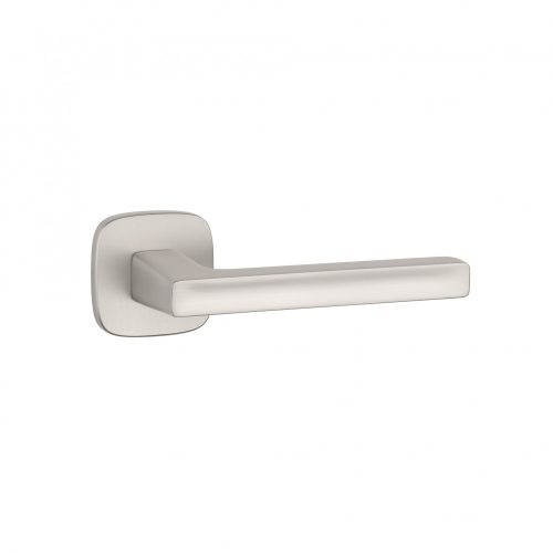 APRILE PEA Square Rosette QR SLIM 7MM SNM - Satin Nickel (ONLY THE HANDLE ON THE UPPER ROSETTE)