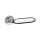 APRILE PEONIA Round Rosette R SLIM 7MM LC - Shiny Chrome (ONLY THE HANDLE ON THE UPPER ROSETTE)