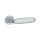 APRILE PEONIA Round Rosette R SLIM 7MM SC - Satin Chrome (ONLY THE HANDLE ON THE UPPER ROSETTE)