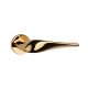 APRILE PETUNIA Round Rosette R SUPER SLIM 5MM LG - Shiny Gold Colored (ONLY THE HANDLE ON THE UPPER ROSETTE)