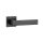 APRILE PINA Square Rosette Q SLIM 7MM BK - Black (ONLY THE HANDLE ON THE UPPER ROSETTE)