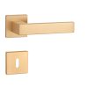 APRILE PINA Quadrat Q SLIM 7MM KG Satin Gold farbe BB