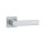 APRILE PINA Square Rosette Q SLIM 7MM SC - Satin Chrome (ONLY THE HANDLE ON THE UPPER ROSETTE)