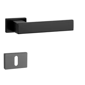   APRILE PINA Rozetă dreptunghiulară RT SLIM 7MM BK - Negru BB