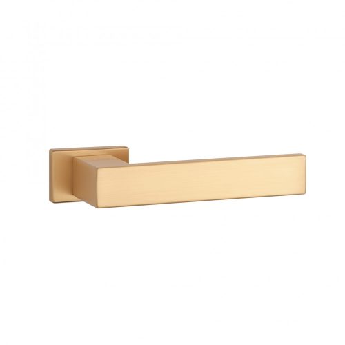 APRILE PINA Rectangular Rosette RT SLIM 7MM KG - Satin Gold Colored (ONLY THE HANDLE ON THE UPPER ROSETTE)