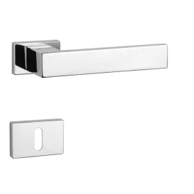   APRILE PINA Rozetă dreptunghiulară RT SLIM 7MM LC - Crom strălucitor BB