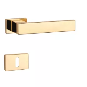   APRILE PINA Rozetă dreptunghiulară RT SLIM 7MM LG - BB colorat auriu strălucitor