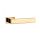 APRILE PINA Rectangular Rosette RT SLIM 7MM LG - Shiny Gold Colored (ONLY THE HANDLE ON THE UPPER ROSETTE)