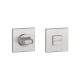 Square Rosette APRILE Q SUPER SLIM 5MM DSC - Satin Chrome WC 4X4