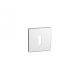 Square Rosette APRILE Q SUPER SLIM 5MM LC - Shiny Chrome BB