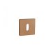 Square Rosette APRILE Q SUPER SLIM 5MM PN PVD - Copper PVD coating BB