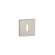 Square Rosette APRILE Q SUPER SLIM 5MM SNM - Satin Nickel BB