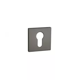   Rozetă pătrată APRILE Q SUPER SLIM 5MM US-A PVD - PVD antracit satinat PZ