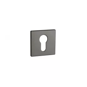   Rozetă pătrată APRILE Q SUPER SLIM 5MM US PVD - PVD antracit strălucitor PZ