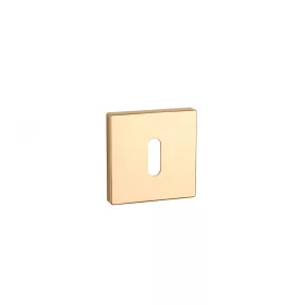   Rozetă pătrată APRILE Q SLIM 7MM LG PVD - Acoperire PVD de culoare auriu strălucitor BB