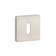 Square Rosette APRILE Q SLIM 7MM SNM - Satin Nickel BB