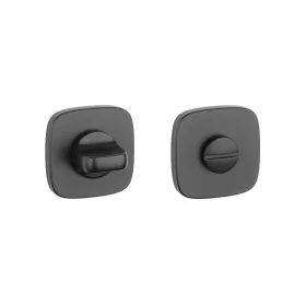 Rozeta Patrata APRILE QR SLIM 7MM BK - WC Negru 4X4