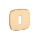 Square Rosette APRILE QR SLIM 7MM KG - Satin Gold Colored BB