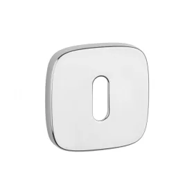 Rozetă pătrată APRILE QR SLIM 7MM LC - Luminos Crom BB