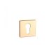 Rectangular Rosette APRILE QRT SLIM 7MM LG PVD - Shiny Gold Colored PVD coating PZ