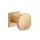 Buton Unică APRILE QUERCA Q SLIM 7MM KG - Culoare auriu satinat - Rotativ