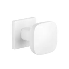 Buton Unilateral APRILE QUERCA Q SLIM 7MM WH - Alb - Rotativ