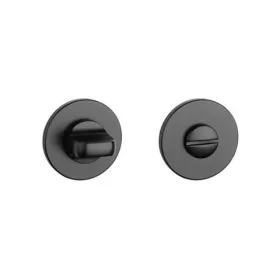 Rozetă rotundă APRILE R SUPER SLIM 5MM BK - WC Negru 4X4