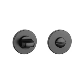 Rozetă rotundă APRILE R SLIM 7MM BK - WC Negru 4X4