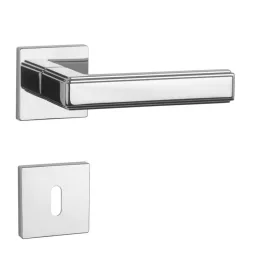   APRILE RAFLESIA Rozetă pătrată Q SLIM 7MM LC - Luminos Crom BB