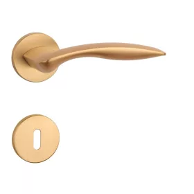   APRILE ROBINIA Körrozettás R SLIM 7MM KG - Szatén arany színű BB