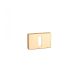 Rectangular Rosette APRILE RT SLIM 7MM LG PVD - Shiny Gold Colored PVD coating BB