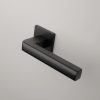 APRILE SALICE Square Rosette Q SUPER SLIM 5MM BK - Black (ONLY THE HANDLE ON THE UPPER ROSETTE)