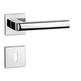   APRILE SALICE Rozetă pătrată Q SUPER SLIM 5MM LC - Luminos Crom BB