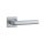 APRILE SALICE Square Rosette Q SUPER SLIM 5MM SC - Satin Chrome (ONLY THE HANDLE ON THE UPPER ROSETTE)