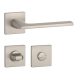 APRILE SALVIA Square Rosette Q SUPER SLIM 5MM SNM - Satin Nickel WC