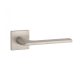 APRILE SALVIA Square Rosette Q SUPER SLIM 5MM SNM - Satin Nickel (ONLY THE HANDLE ON THE UPPER ROSETTE)