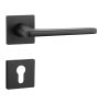 APRILE SETIA Square Rosette Q SUPER SLIM 5MM BK - Black PZ