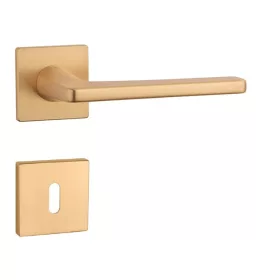   APRILE SETIA Rozeta Patrata Q SUPER SLIM 5MM KG - BB colorat Auriu Satinat