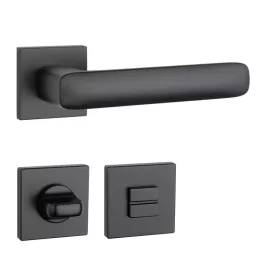 APRILE STELLA Rozetă Pătrată Q SLIM 7MM BK - WC Negru