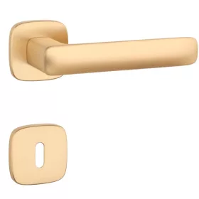   APRILE STELLA Rozetă pătrată QR SLIM 7MM KG - Satin Aur BB