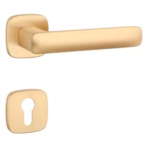   APRILE STELLA Rozetă pătrată QR SLIM 7MM KG - Aur Satinat PZ