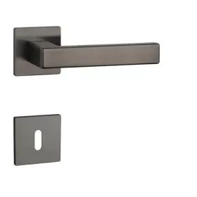   APRILE TILIA Rozetă pătrată Q SUPER SLIM 5MM US-A PVD- PVD antracit mat BB