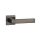 APRILE TILIA Square Rosette Q SUPER SLIM 5MM US-A PVD- Matt anthracite PVD (ONLY THE HANDLE ON THE UPPER ROSETTE)