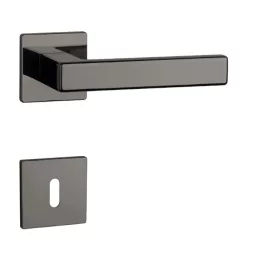   APRILE TILIA Rozetă pătrată Q SUPER SLIM 5MM US PVD - PVD antracit strălucitor BB