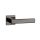 APRILE TILIA Square Rosette Q SUPER SLIM 5MM US PVD - Shiny anthracite PVD (ONLY THE HANDLE ON THE UPPER ROSETTE)