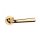 APRILE TULIPA Round Rosette R SLIM 7MM LG - Shiny Gold Colored (ONLY THE HANDLE ON THE UPPER ROSETTE)