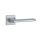 APRILE YUKA Square Rosette Q SLIM 7MM SC - Satin Chrome (ONLY THE HANDLE ON THE UPPER ROSETTE)