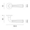 APRILE MARIGOLD Körrozettás R SLIM 7MM BK - Fekete WC